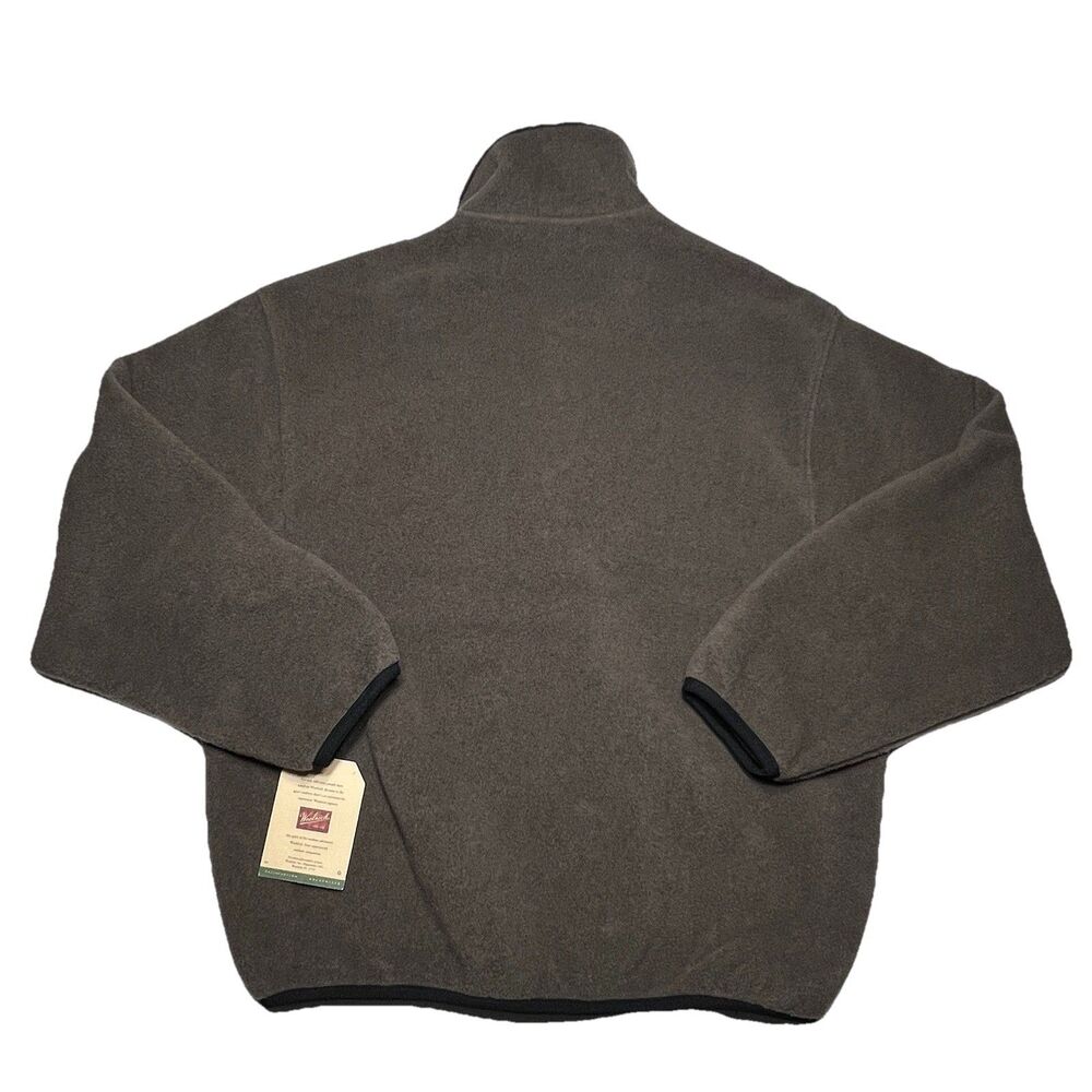 Vintage Woolrich Mens Polartec Fleece Pullover Snap Brown Large 90s Y2K NWT RARE - Picture 4 of 8